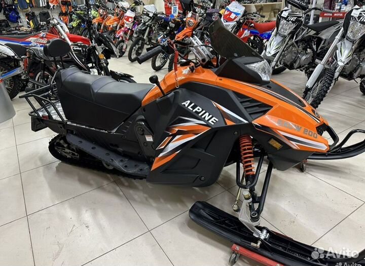 Снегоход Motoland Alpine 200 Оранжевый