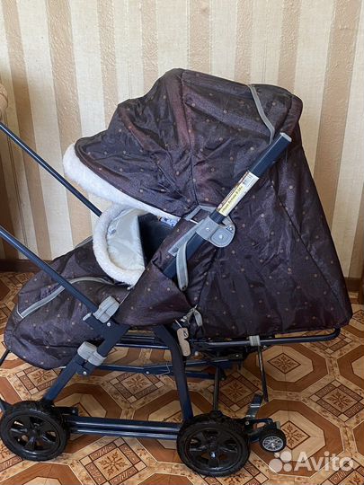 Санки коляска nika