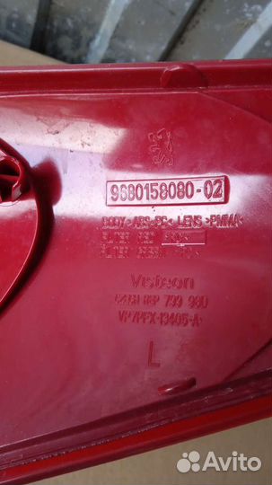 Фонарь задний левый Peugeot 207 SW универсал реста