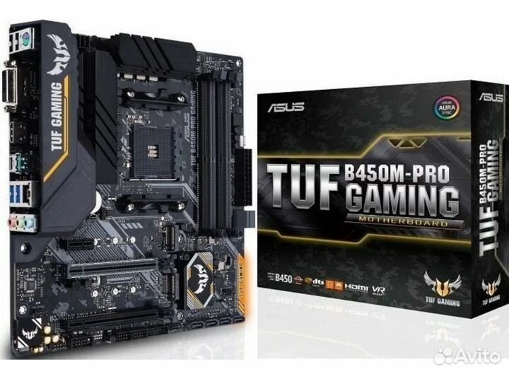 Материнская плата TUF b450M PRO gaming