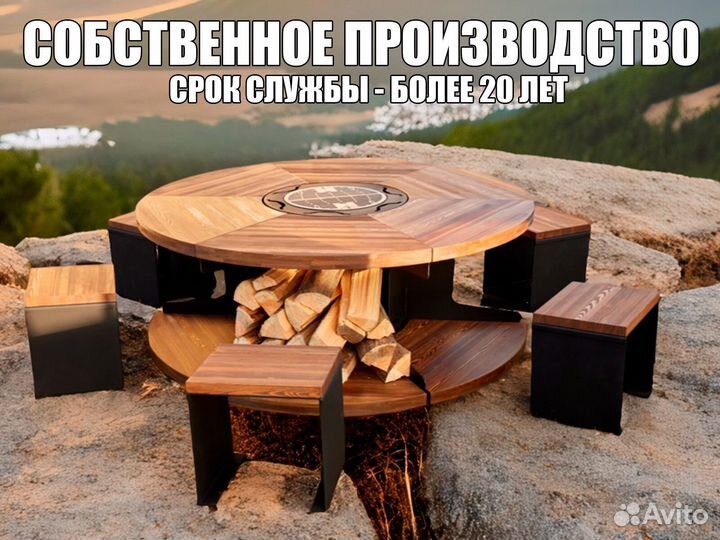 Гриль стол мангал для отелей