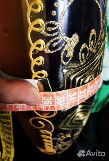 Ваза цветное стекло винтаж