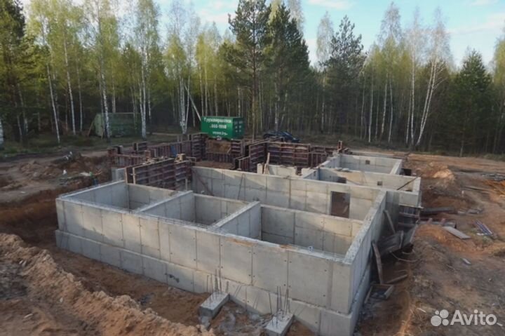 Фундамент, бетонные работы