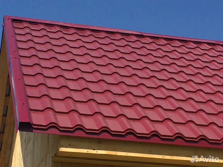 Устройство кровли, металлочерепица, Кликфальц