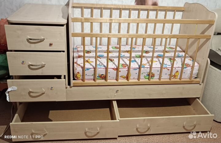 Кроватка трансформер