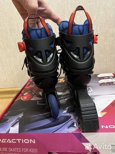 Детск раздвижные роликовые коньки Reaction Marvel