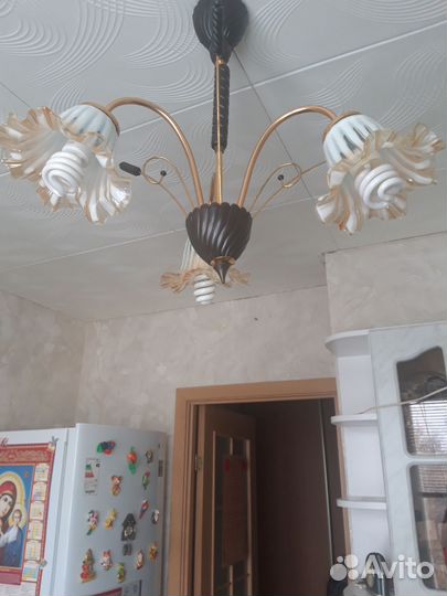 Люстра потолочная бу