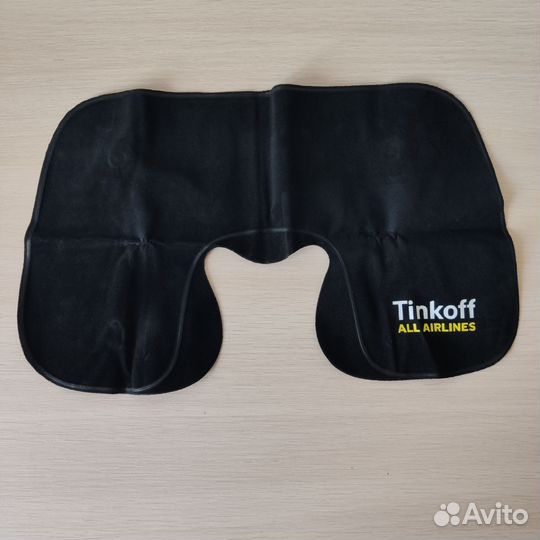 Надувная дорожная подушка для шеи