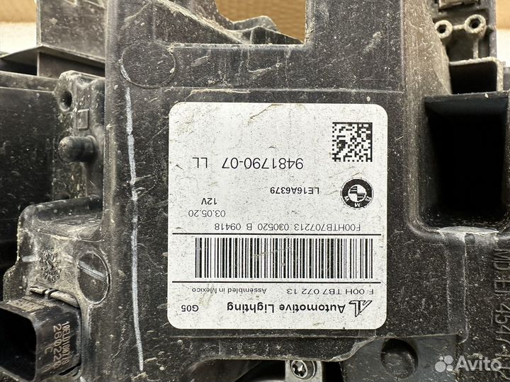 Фара правая BMW X5 G05 X6 G06 Laser в сборе хром