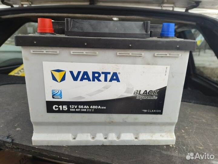 Аккумулятор varta black dynamic C15 12В 56ач