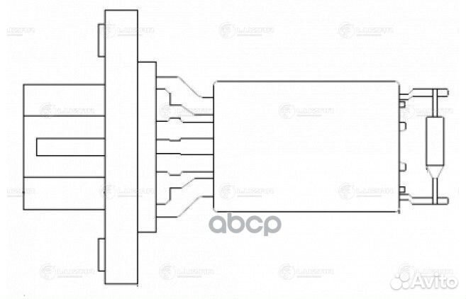 LFR 1076 резистор э/вентилятора отопителя Ford