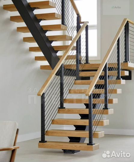 Лестница из металла