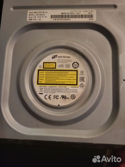 Оптический дисковод DVD-RW super multi LG GH24NSD5