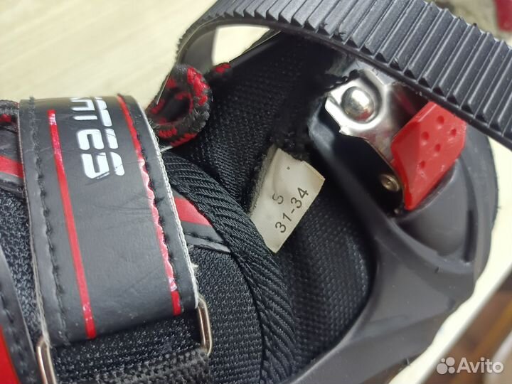 Коньки детские раздвижные 31 34