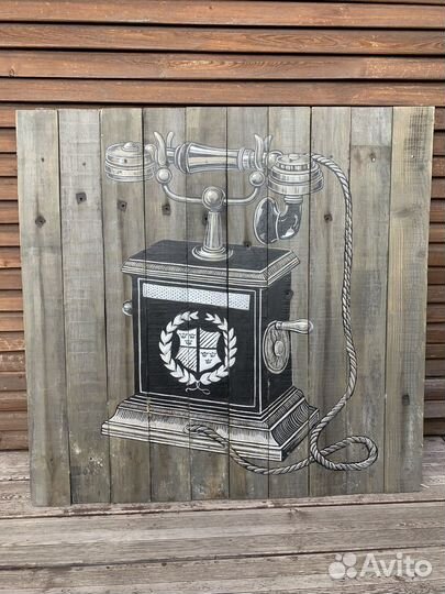 Картины на амбарной доске