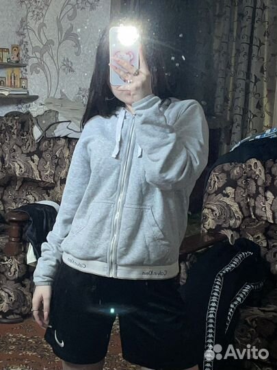 Зип худи calvin klein женская