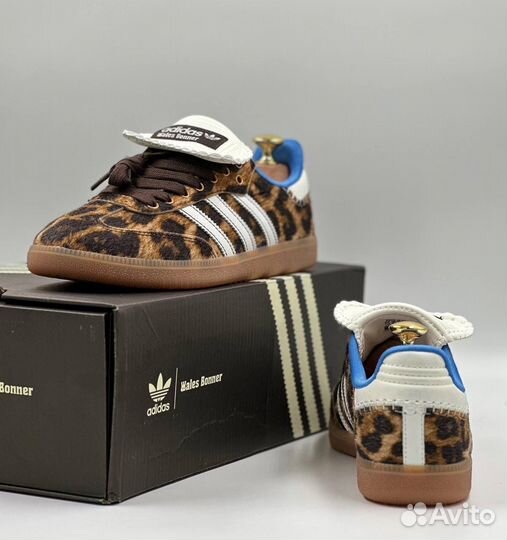 Кроссовки Adidas wales bonner leopard