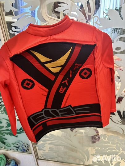 Костюм lego Ниндзяго красный