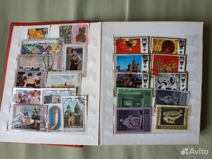 Альбом с марками СССР 3 шт. Набором