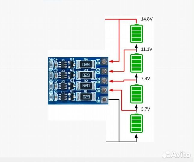 Модуль балансировки ET 4SB-Li