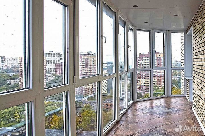 Балкон Французское Остекление