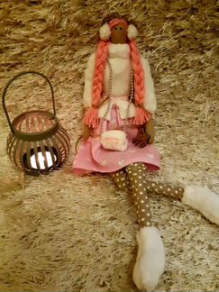 Кукла интерьерная Зимняя Тильда