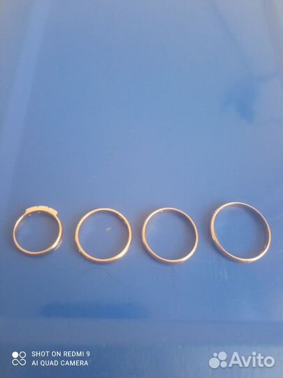 Кольца золотые с бриллиантами новые