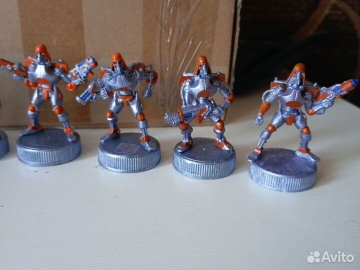 Отряд Кибер скелеты фигурки Битвы фэнтези технолог