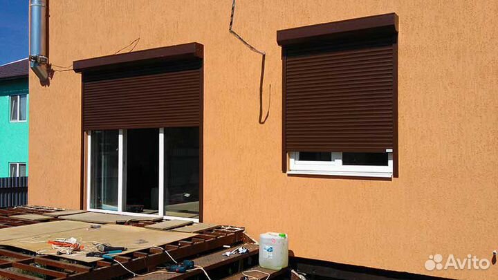 Рольставни алютех для дверей Алютех 970х2000мм