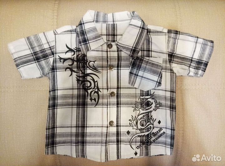 Рубашки на 1-2 года