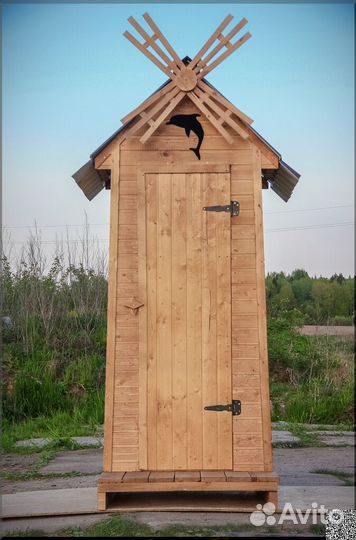 Дачный туалет с установкой