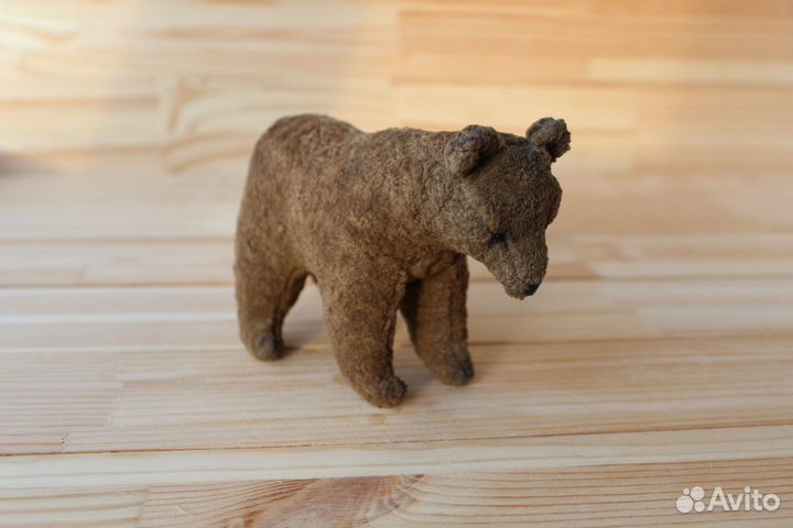 Тедди мишка. Игрушка ручной работы.Винтажный плюш