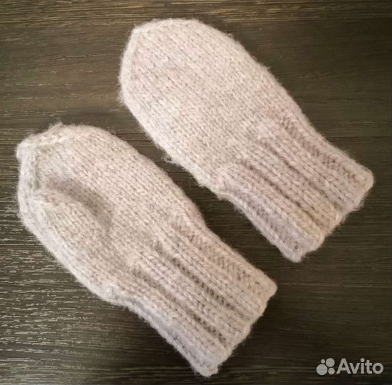 Шерстяные носки и варежки детские
