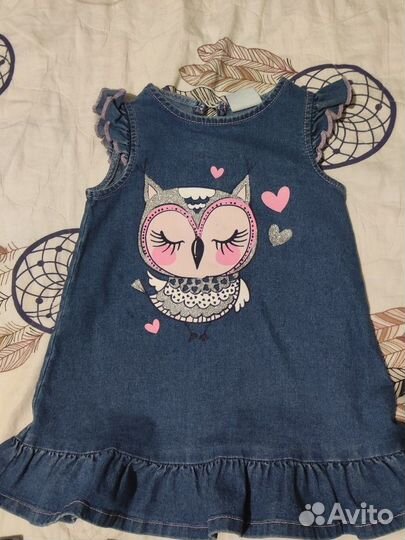 Джинсовый сарафан для девочки