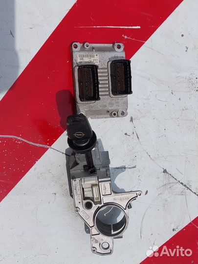 Эбу комплект opel astra h