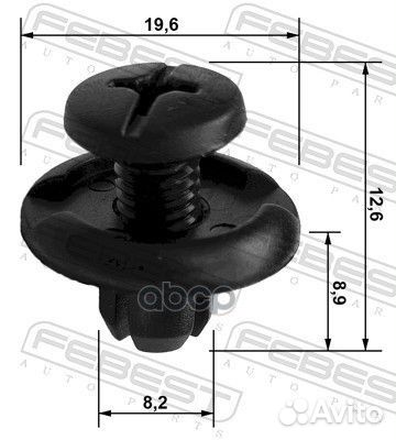 Клипса Acura, Honda 88570044 Febest