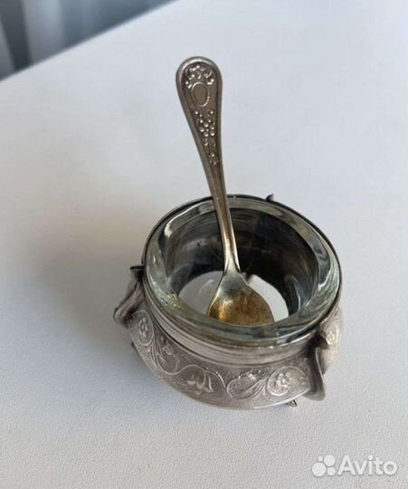 Солонка мельхиор СССР