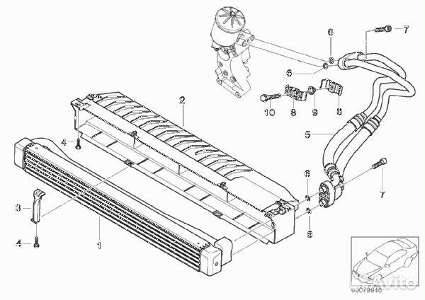 Масляный радиатор BMW M3 E46