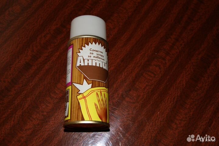 Баллон для чистки мебели, 1983 года выпуска