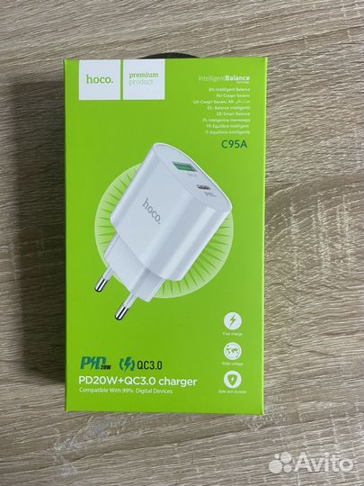Зарядное устройство hoco PD20Wбыстрая зарядка 20W