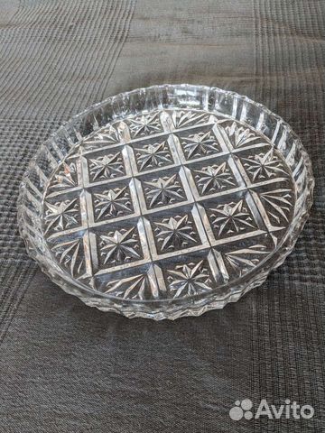 Блюдо хрустальное СССР