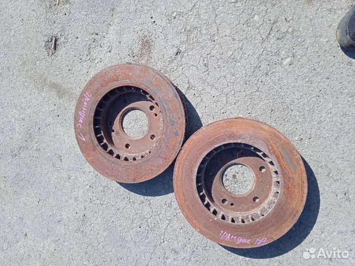 Диск тормозной передний mitsubishi chariot grandis