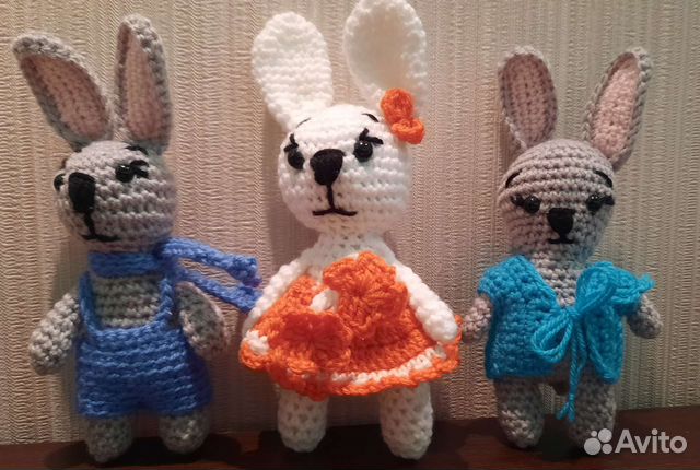 Вязаные игрушки ручной работы