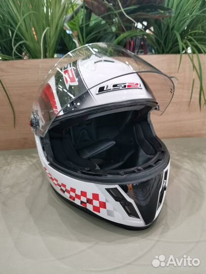 Шлем интеграл LS2 FF392 Chrono junior gloss