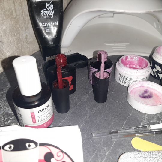 Все для маникюра набор для наращивания ногтей