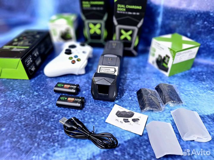 Аккумуляторы Xbox + станция Xbox