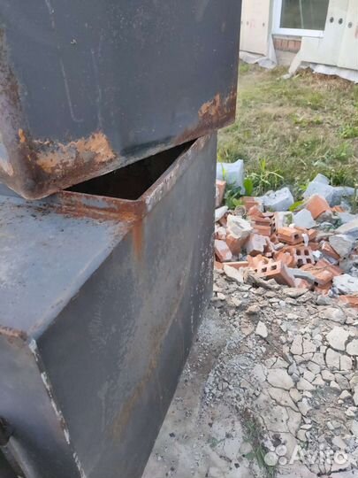 Печь б/у металлическая(6 мм) для бани