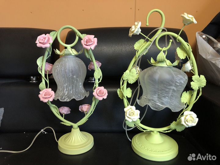 Лампа настольная,абажур. Новая