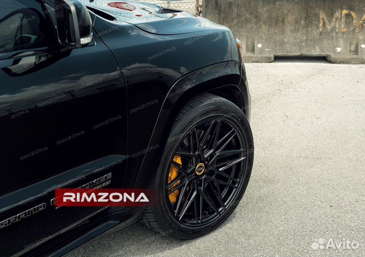 Кованые диски R21 на Jeep Commander