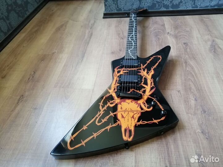 ESP Explorer Custom MX250 Elk Skull James Hetfield